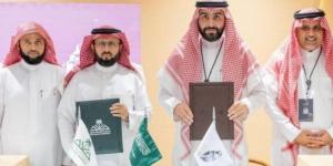 أخبار الرياضة - توقيع مذكرة تعاون بين نادي الصقور السعودي وجامعة خالد لتنفيذ أبحاث في موروث الصقارة - تدوينة الإخباري