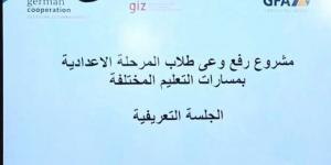 ورش عمل لطلاب الشهادة الإعدادية بالإسكندرية لرفع وعيهم بمسارات التعليم - تدوينة الإخباري