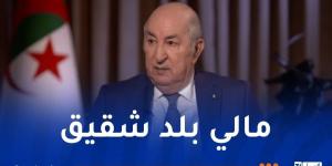 الرئيس تبون: الجزائر لا تريد التدخل في الشأن الداخلي المالي - تدوينة الإخباري