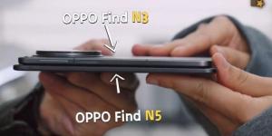 هكذا ستبدو سماكة هاتفي Oppo Find N5 و OnePlus Open 2 - تدوينة الإخباري