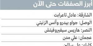 10 أندية تستفيد حتى الآن من «الانتقالات الشتوية» - تدوينة الإخباري