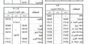 تعديل مواعيد القطارات...تفاصيل استعدادات هيئة السكة الحديد لاستقبال شهر رمضان المبارك - تدوينة الإخباري