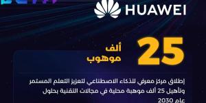 محطة جديدة للابتكار.. “هواوي” تطلق مركزًا متقدمًا لتطوير المهارات الرقمية في السعودية - تدوينة الإخباري