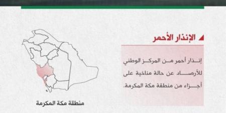 "الدفاع المدني" يدعو إلى توخي الحيطة إثر الحالة المناخية التي تشهدها أجزاء من منطقة مكة - تدوينة الإخباري