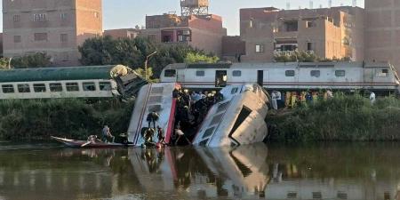 مصر.. ارتفاع عدد وفيات حادث قطار المنيا - تدوينة الإخباري