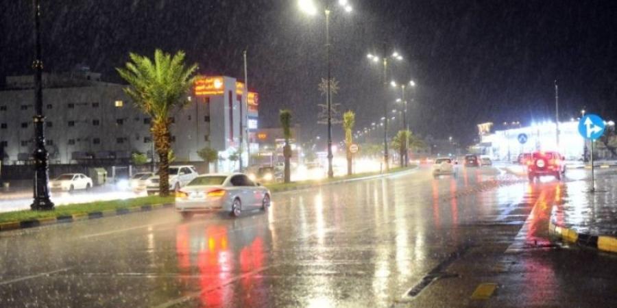 أمطار غزيرة على منطقة نجران - تدوينة الإخباري