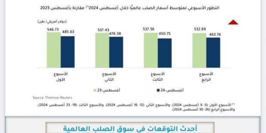 3 أسباب لانخفاض سعر الصلب عالميا في أغسطس 2024 - تدوينة الإخباري