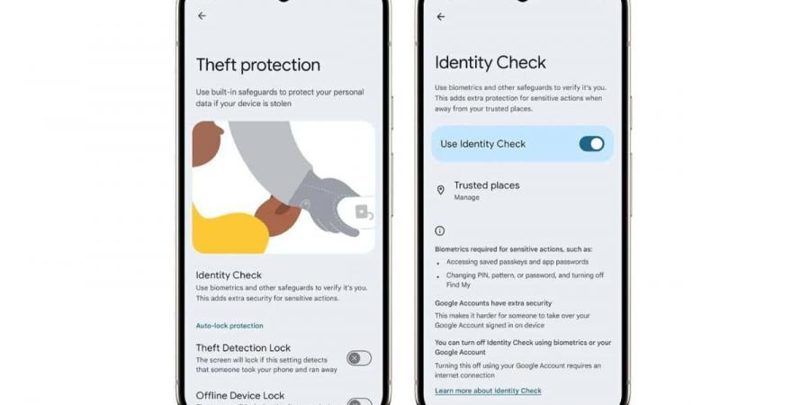 جوجل تطلق ميزة “فحص الهوية” لتعزيز أمان هواتف أندرويد - تدوينة الإخباري