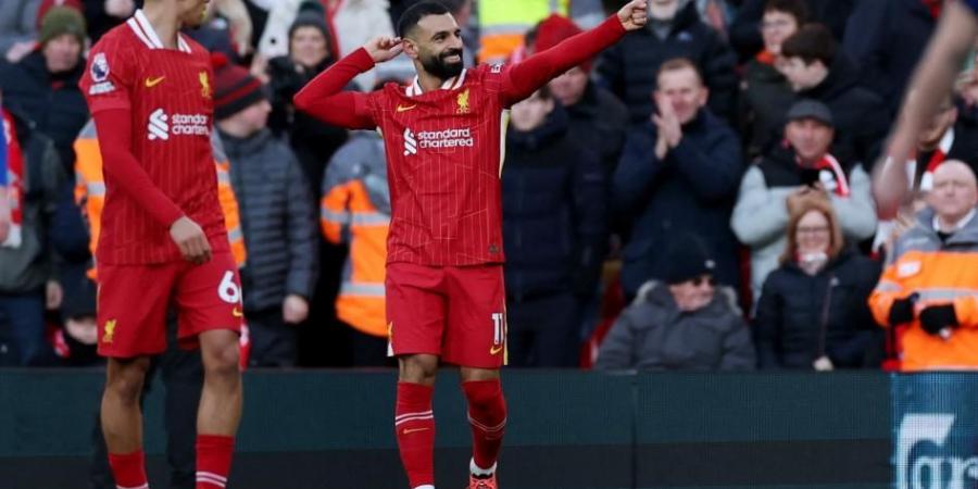 محمد صلاح يتخطى تيري هنري ويسجل الهدف 100 في أنفيلد رود - تدوينة الإخباري