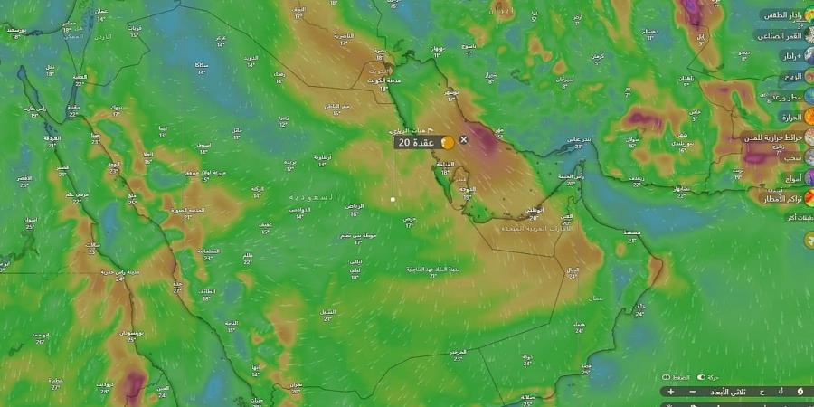 "الحصيني": موجة برد قطبية ثامنة تضرب المملكة والخليج.. وذروتها السبت - تدوينة الإخباري