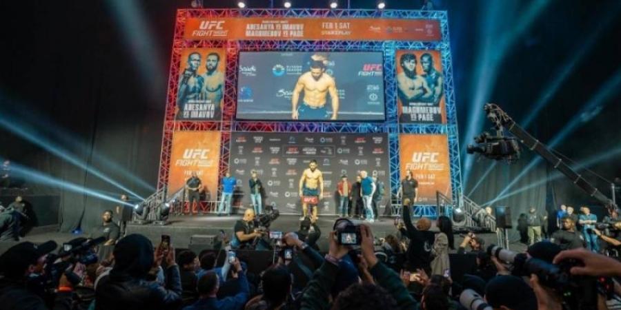 المقاتلون يجتازون مرحلة الوزن استعدادًا لنزالات UFC في الرياض - تدوينة الإخباري