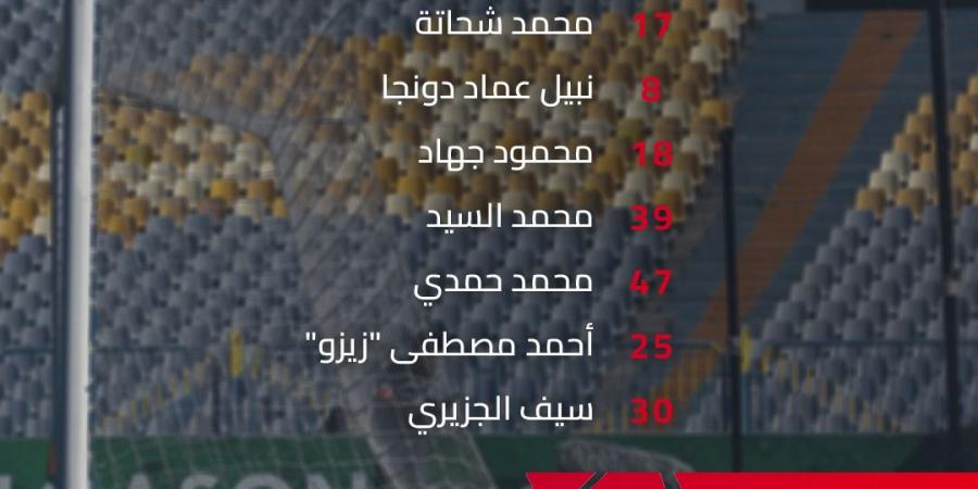 التشكيل الرسمي لمباراة الزمالك وفاركو في الدوري المصري الممتاز - تدوينة الإخباري