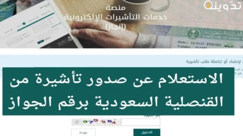 الاستعلام عن تأشيرة السعودية