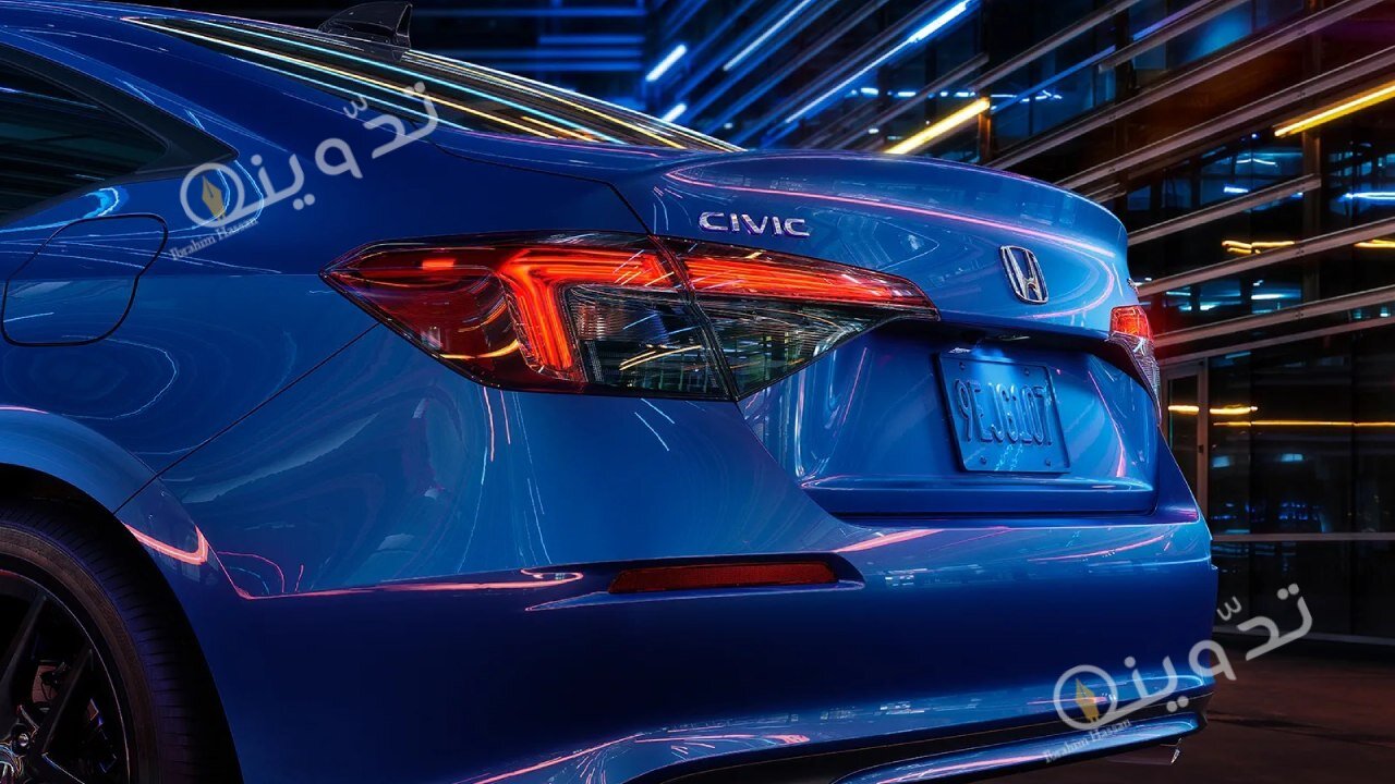 سيارة هوندا سيفيك Honda Civic 2024 بتصميم انسيابي عصري 3 سيارة هوندا سيفيك Honda Civic 2024