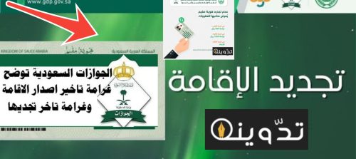 كم غرامة تأخير تجديد الإقامة في السعودية ؟ وكيفية تجديدها إلكترونيا في 9 خطوات 11 كم غرامة تأخير تجديد الإقامة في السعودية ؟ وكيفية تجديدها إلكترونيا في 5 خطوات