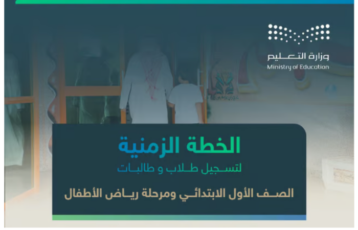 موعد وخطوات التقديم لرياض الأطفال والصف الأول الابتدائي 1446