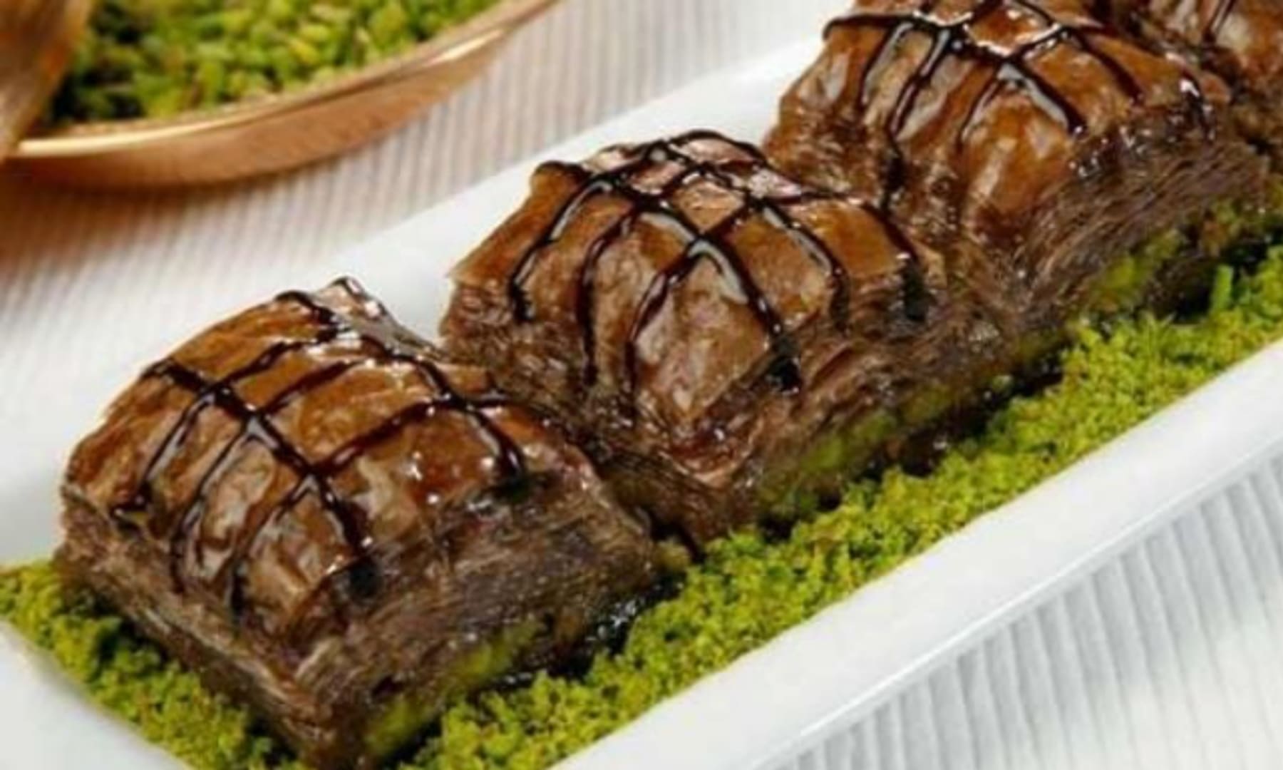 البقلاوة بالشوكولاتة