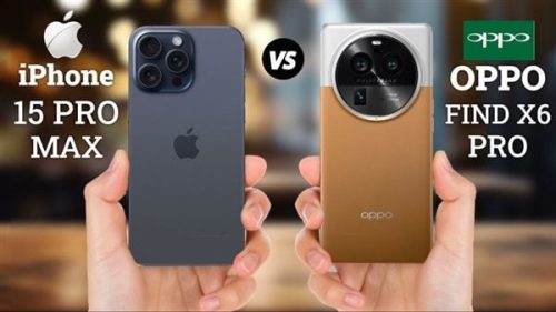 مقارنة بين iPhone 15 Pro Max وFind X6 Pro