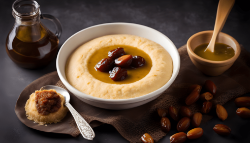 طريقة عمل عصيدة التمر السعودية