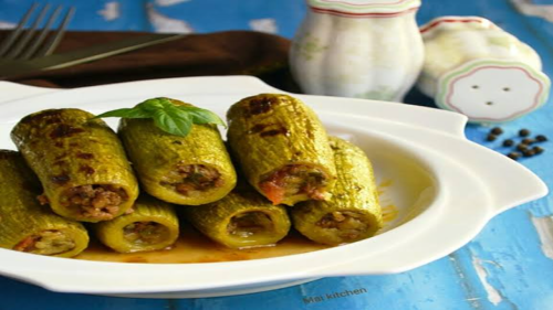 طريقة تحضير الكوسا باللحمة المفرومة