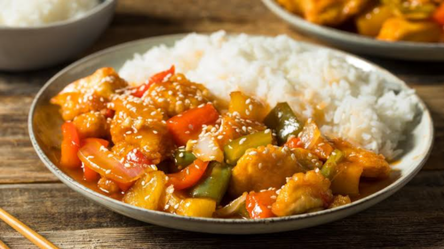 طريقة عمل الدجاج سويت اند ساور