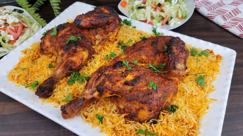 طريقة عمل دجاج مشوي ورز بالخلطه بطعم خيالي 1 image 57