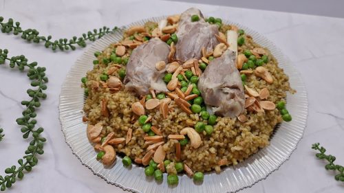 من المطبخ السعودي طريقة تحضير الفريكة باللحم بخوات سهلة في المنزل