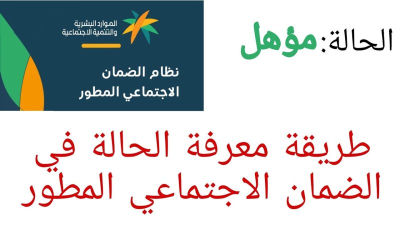 كيف أستعلم عن الأهلية في الضمان المطور الدفعة الجديدة؟ وأهم شروط الاستحقاق المطلوبة .. الموارد البشرية تجيب 1 كيف أستعلم عن الأهلية في الضمان المطور