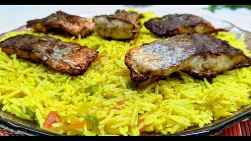 مكونات مجبوس السمك السعودي