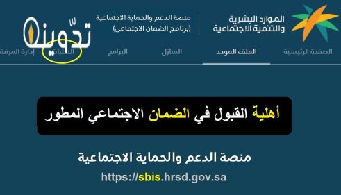 هل ظهرت أهلية الضمان المطور الدفعة 29؟ وزارة الموارد توضح طريقة الاستعلام عبر الرابط hrsd.gov.sa 4 الاستعلام عن اهلية الضمان المطور