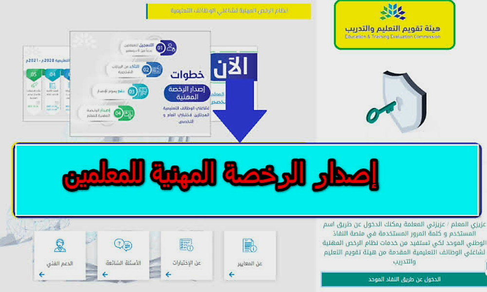 الرخصة المهنية للمعلمين