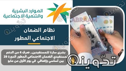 الضمان الاجتماعي المطور الدورة 29