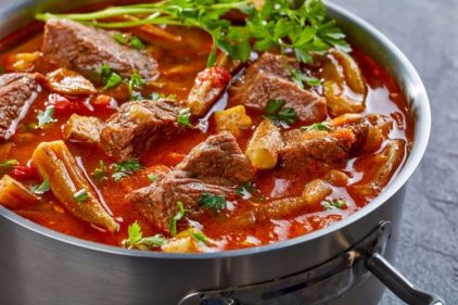 طريقة عمل طاجن البامية بالفرن بمذاق لا يقاوم 15 طريقة عمل طاجن البامية بالفرن بمذاق لا يقاوم