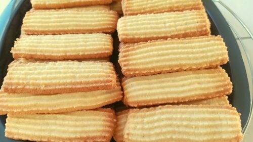 طريقة تحضير البسكويت بالزبده