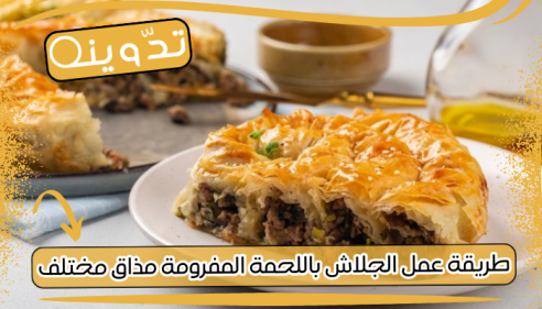 طريقة عمل الجلاش باللحمة المفرومة