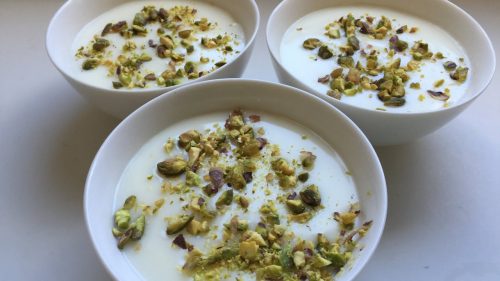 طريقة عمل المهلبية بالفستق الحلبي