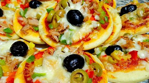 طريقة عمل الميني بيتزا