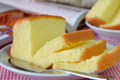 كيك الحليب الساخن