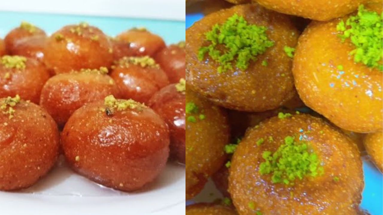 كرات البسبوسة المعسلة