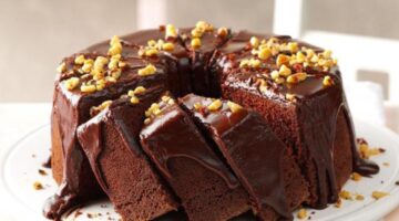 طريقة عمل تورتة الشوكولاتة الاسفنجيه