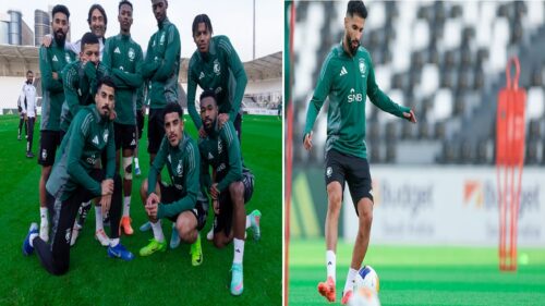 تدريبات المنتخب السعودي